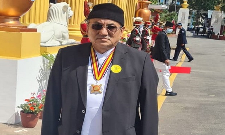 पञ्चकन्या ग्रुपका उपाध्यक्ष धुब्र कुमार श्रेष्ठ सुप्रबल जनसेवाश्रीद्वारा विभूषित