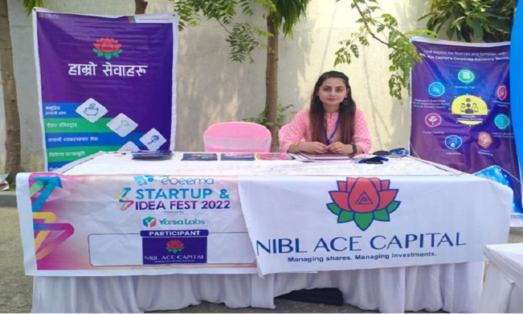 स्टार्टअप एण्ड आइडिया फेष्ट २०२२ मा एनआइबिएल एस क्यापिटलको सहभागिता