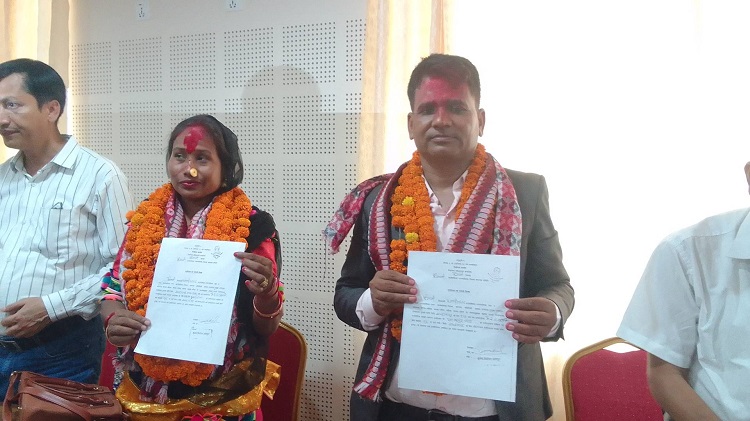 धनगढीको मेयरमा एमालेबाट चन्द र उपमेयरमा राना