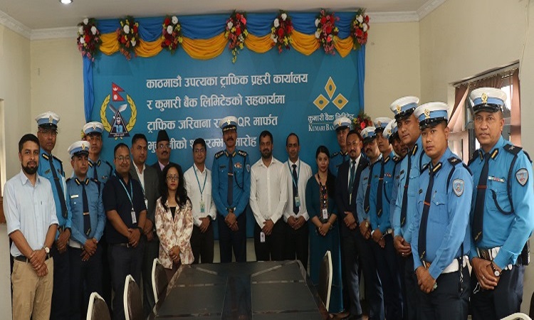 अब ट्राफिक जरिवाना क्यूआर कोडबाटै तिर्न सकिने