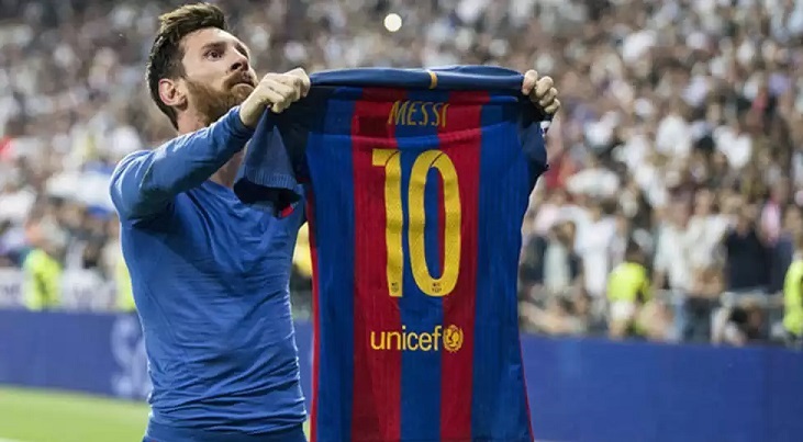 मेसीको जर्सी साढे ४ लाख डलरमा बिक्रि