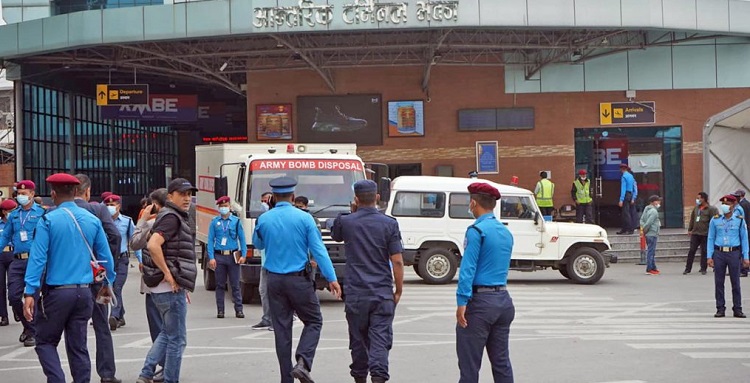 त्रिभुवन विमानस्थलको सर्चमा बम नभेटिएपछि हवाइ उडान सुचारु