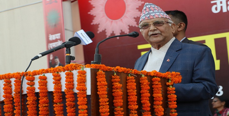 असार १७ मा गठबन्धनको आयु समाप्त : ओली