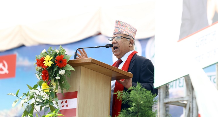 गठबन्धनले जनताको विश्वास जित्दै आएको छ : अध्यक्ष नेपाल