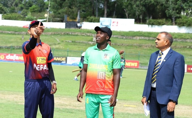 नेपाल र जिम्बाब्बे ए बीचको निर्णायक खेल ३३ ओभरको हुने