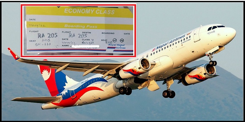 निगमको कमजोर व्यवस्थापन : यात्रुलाई हस्तलिखित बोर्डिङ पास