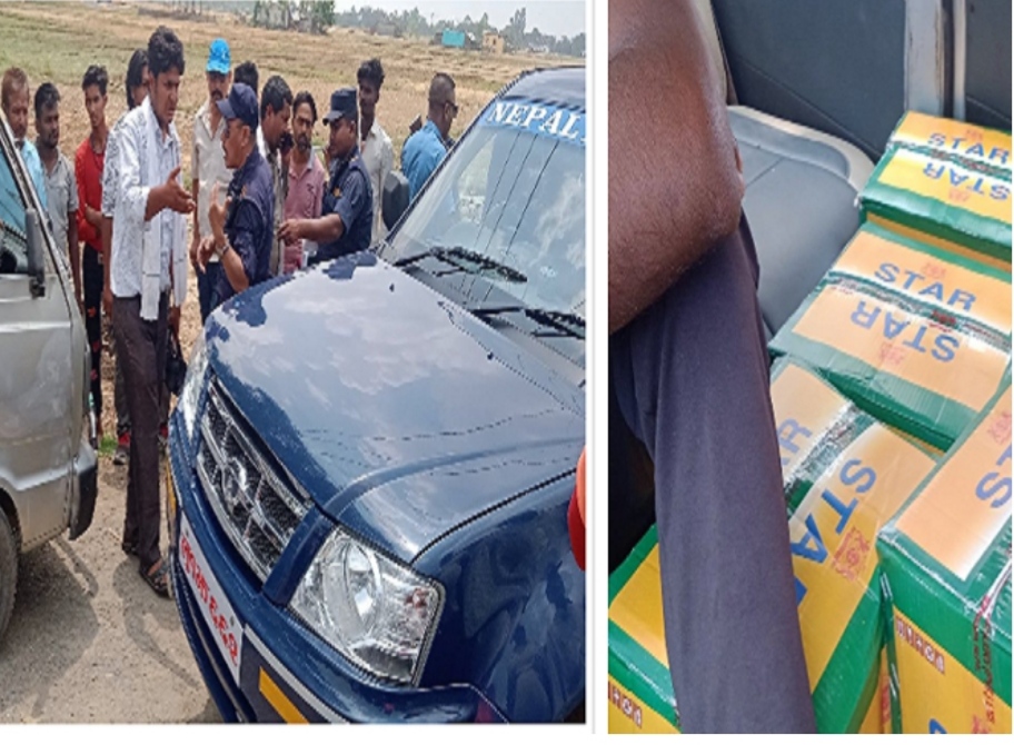 कपिलवस्तुमा मतदातालाई बाँड्दै गरेको रक्सी सहित एक जना प्रहरी नियन्त्रणमा