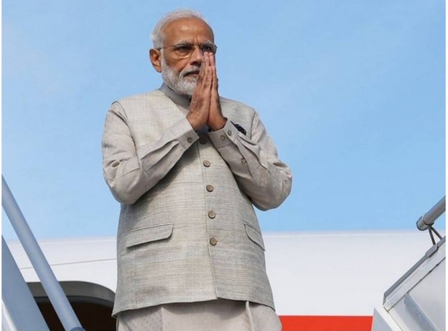 भारतीय प्रधानमन्त्री मोदी लुम्बिनीमा