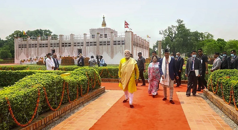 भारतीय प्रधानमन्त्री मोदीको लुम्बिनी भ्रमण (तस्विरमा)