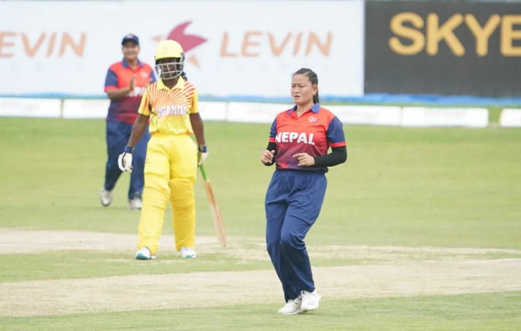 नेपालद्वारा युगान्डालाई सय रनको लक्ष्य