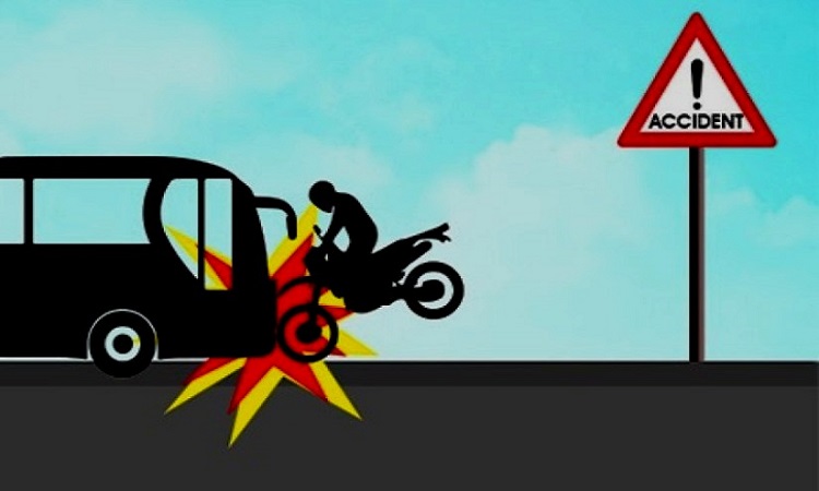 बसको ठक्करबाट प्रहरीसहित दुई जनाको मृत्यु