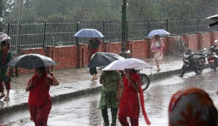 पश्चिमी वायुको प्रभाव : पहाडी भूभागमा मेघ गर्जनसहित वर्षाको सम्भावना