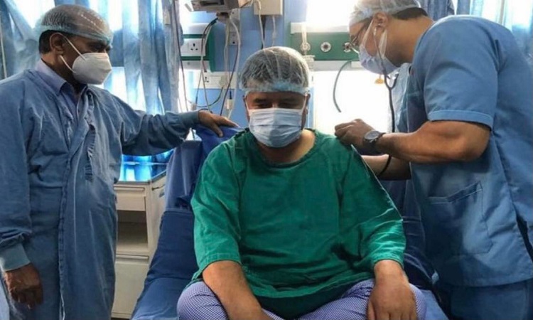 एमाले नेता महेश बस्नेत अस्पताल भर्ना