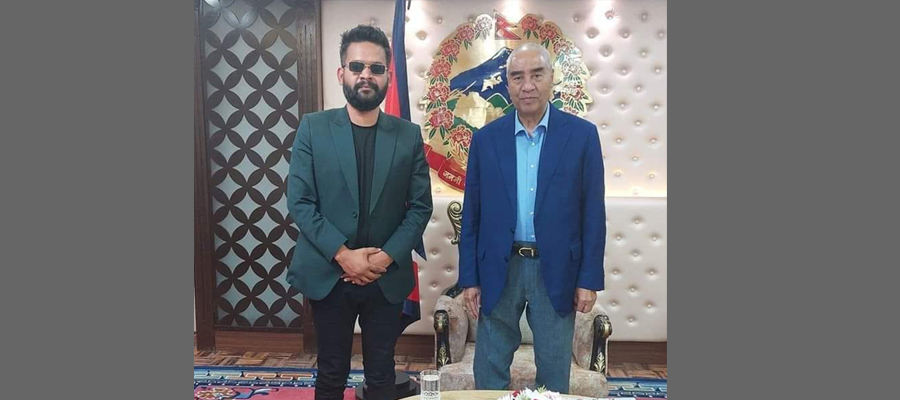 बालेन्द्र शाहले भेटे प्रधानमन्त्री