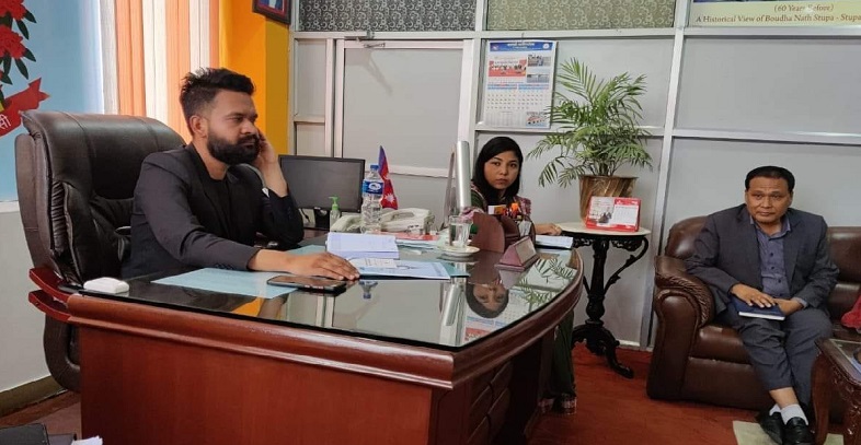 घिसिङले भेटे मेयर बालेनलाई