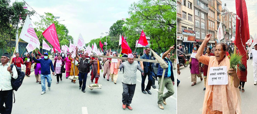 सिजनमै मल नपाएपछि सडकमा कृषक