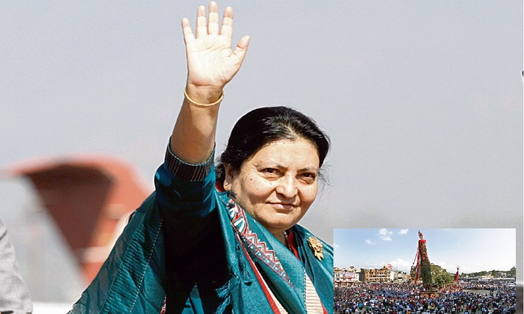 रातो मच्छिन्द्रनाथको भोटो देखाउने कार्यक्रममा राष्ट्रपति भण्डारी सहभागी हुने