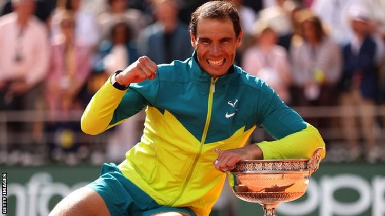 फ्रेन्च ओपन टेनिसको उपाधि राफेल नाडाललाई