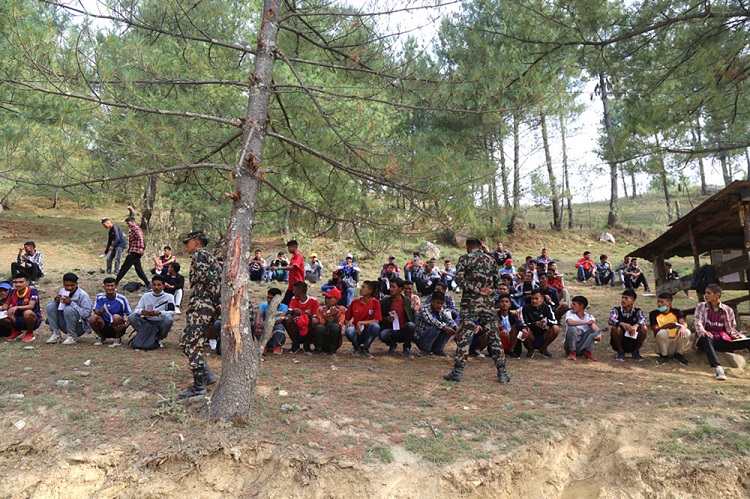 मुगुमा पहिलो पटक सैनिक भर्ना सुरु