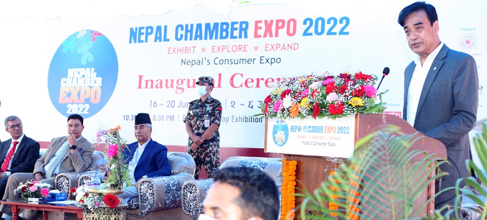 काठमाडौंको भृकुटीमण्डपमा 'चेम्बर एक्स्पो' शुरु