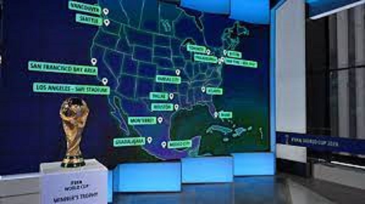 २०२६ को विश्वकप फुटवल तीन देशले संयुक्त आयोजना गर्ने