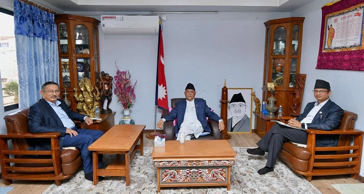 गृह र कानूनमन्त्री एमाले अध्यक्ष ओली निवास बालकोटमा