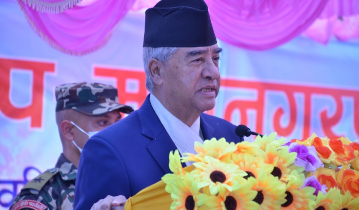 कैलालीको गेटामा स्वास्थ्य विज्ञान प्रतिष्ठान बनाउने निर्णय गर्छु: प्रधानमन्त्री देउवा