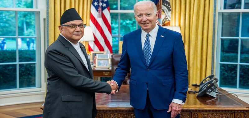 अमेरिकी राष्ट्रपति बाइडेन र राजदूत खत्रीबीच भेट