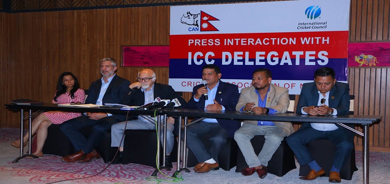 आईसीसीले नेपाली क्रिकेट विकासका लागि सहयोग गर्ने