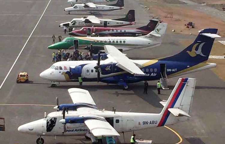 हवाई इन्धनको मूल्य घटाउन सरकारसँग वायुसेवा सञ्चालकको माग