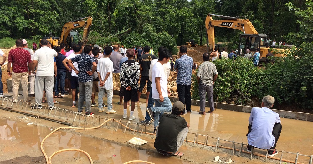 डाइभर्सन बगायो, नवलपुर खण्ड अवरुद्ध