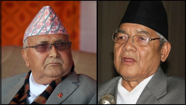 एमाले अध्यक्ष ओलीलाई भेट्न बालकोट पुगे  वामदेव