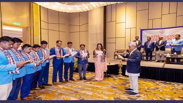 चार्टर्ड एकाउण्टण्ट्स संघको निर्वाचित पदाधिकारी र सदस्यहरूको सपथ ग्रहण कार्यक्रम सम्पन्न