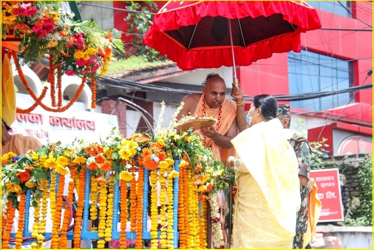 राष्ट्रपतिद्वारा जगन्नाथ रथयात्राको उद्घाटन