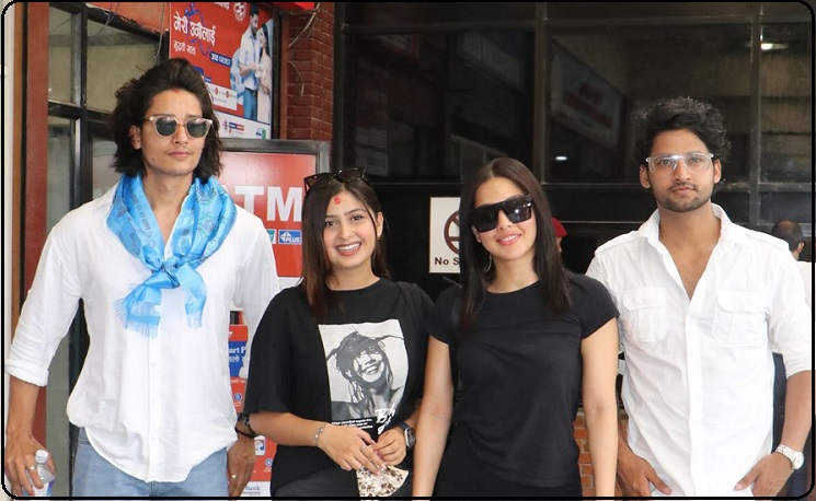 ‘लण्डन टु पेरिस’ सुटिङका लागि लण्डन उडे साम्राज्ञी र गरिमा