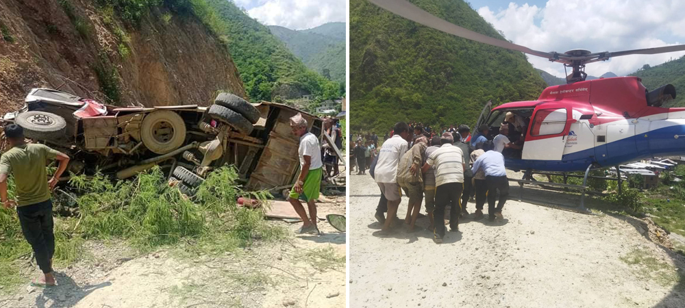 बस दुर्घटना अपडेटः मृत्यु हुनेको संख्या १३ पुग्यो