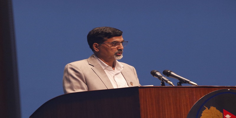 अर्थमन्त्री जनार्दन शर्माद्वारा राजीनामा