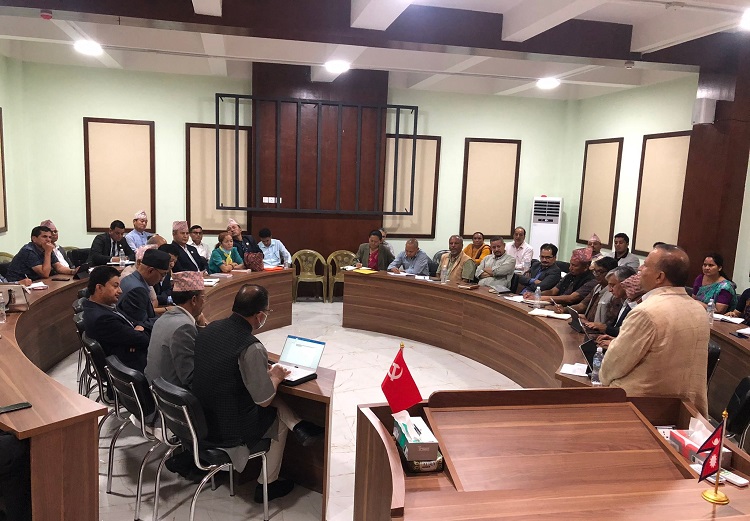 एमाले केन्द्रीय विभागको बैठक सुरु