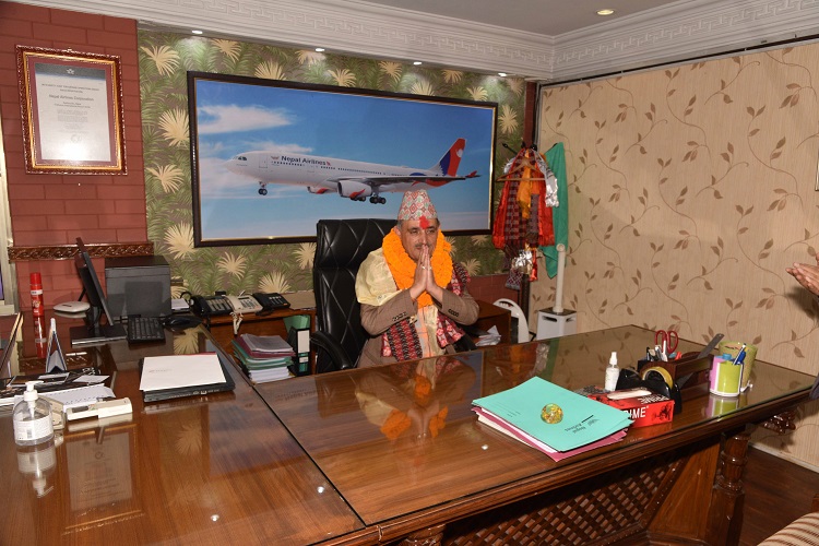 नेपाल वायुसेवा निगमका कार्यकारी अध्यक्ष अधिकारी काममा फर्किए