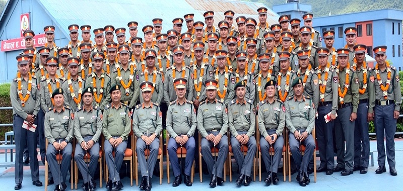 सशस्त्रका नव नियुक्त ५७ डिएसपीले लगाए फुली