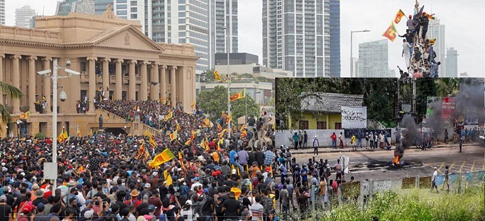 श्रीलंकामा  प्रदर्शनले लियो उग्र रुप, एकको मृत्यु ८४ जना घाइते
